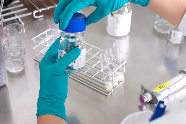 Trabalho em laboratório — Fotografia de Stock