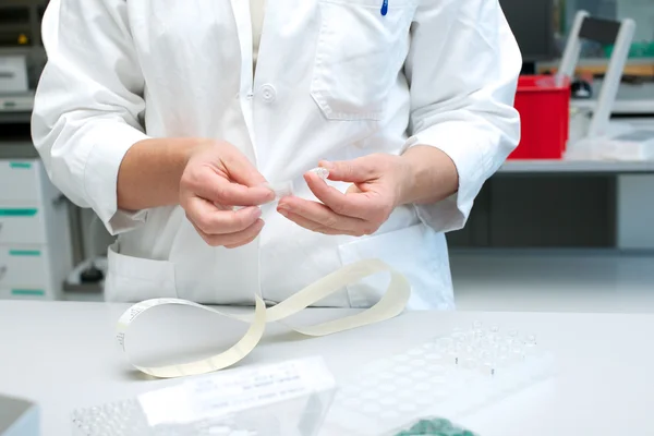 Trabalho em laboratório — Fotografia de Stock