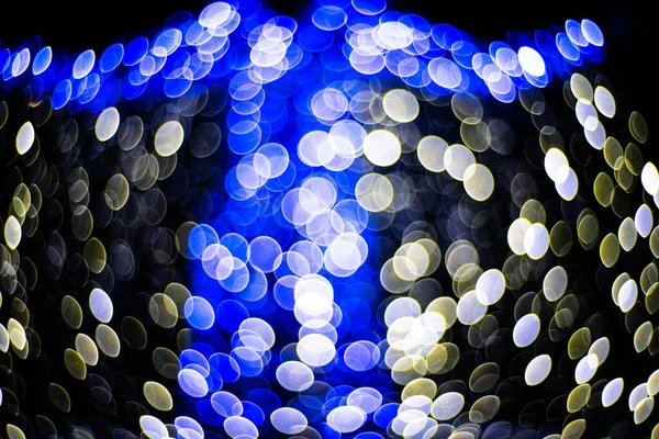 Abstract Blurry Low Depth Field Bokeh Light Shapes Vivid Colourful — Stok fotoğraf