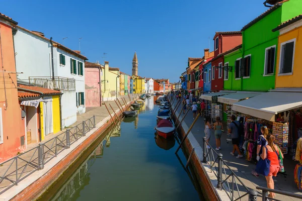 Burano Island Venice Veneto Italy July 2022 Editorial Stock Picture — Foto Stock