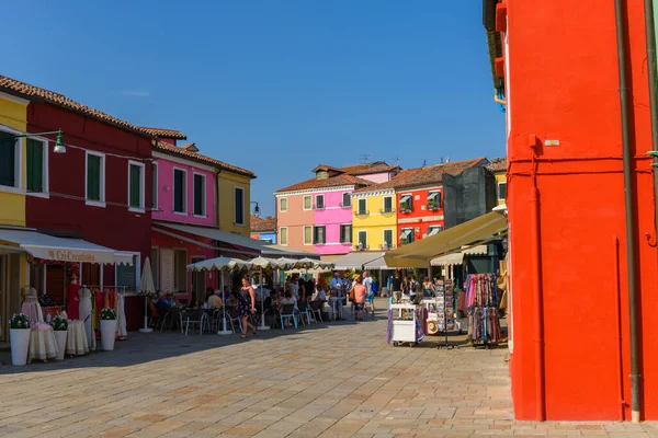 Burano Island Venice Veneto Italy July 2022 Editorial Stock Picture — Foto Stock