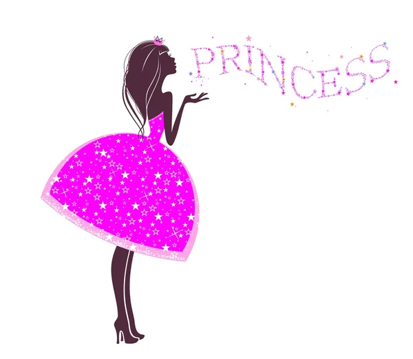 Princesa estrella — Vector de stock