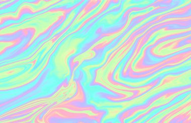 holografik mermer sıvı arkaplan vektörü