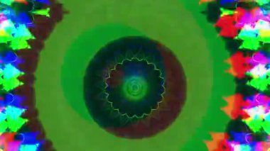 Fütürist soyut arka plan. Dinamik hareket eden fantezi döngüsü.