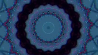 Mandala soyut geçmişi, meditasyon sihri. Ruhani hareket. Kozmik çakra. Yüksek kalite 4k görüntü.