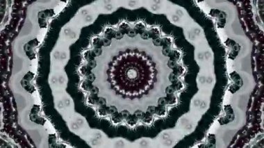 Mandala soyut geçmişi, meditasyon sihri. Ruhani hareket. Kozmik çakra. Yüksek kalite 4k görüntü.