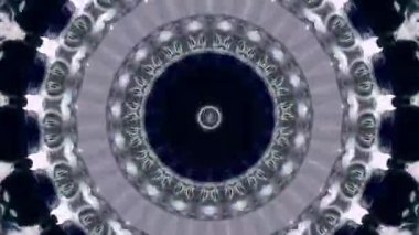 Mandala soyut geçmişi, meditasyon sihri. Ruhani hareket. Kozmik çakra. Yüksek kalite 4k görüntü.