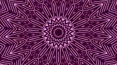 Mandala simetrik geçişi. Botanik soyut arkaplan.