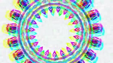 Mandala simetrik geçişi. Botanik soyut arkaplan.