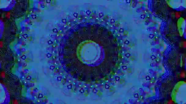 Mandala abstraktní pozadí, meditační kouzlo zdobené. Duchovní pohyb. Kosmická čakra. Vysoce kvalitní 4K záběry. — Stock video