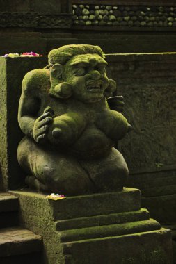 geleneksel balinese heykeli.