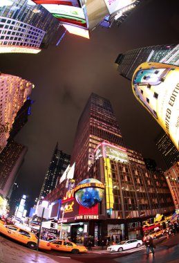Times Meydanı. New york city