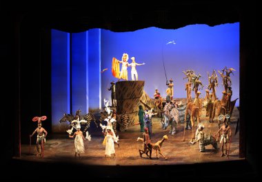 New York. Minskoff Theatre. The Lion King clipart