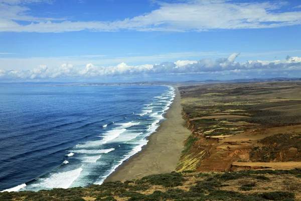 Point reyes národní mořské pobřeží v Kalifornii — Stock fotografie