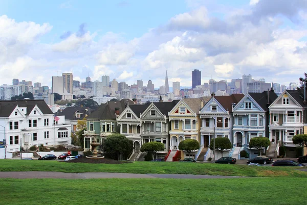 Alamo square — Stock fotografie