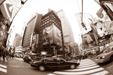 Times Meydanı. New york city
