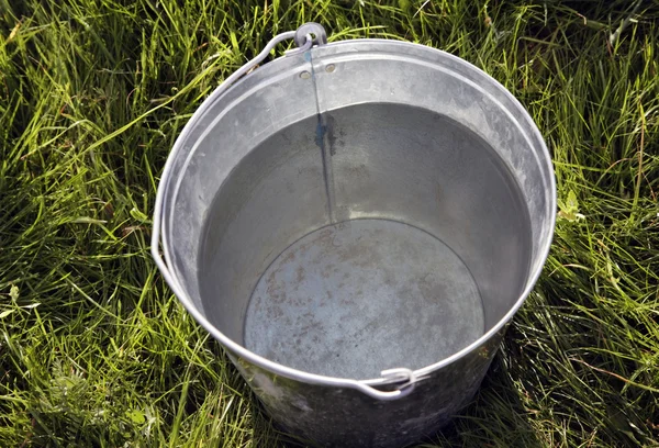 Iron bucket — Stock Photo, Image