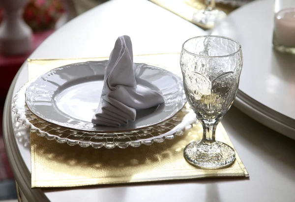 Restaurant table setting — Stock Photo, Image
