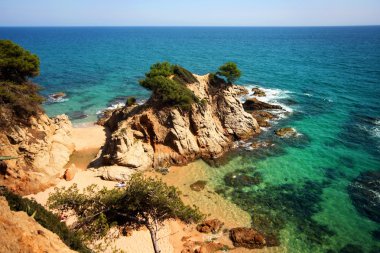 tipik costa brava peyzaj