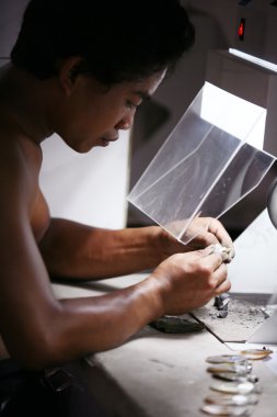 Bali çalışma arkasındaki adam