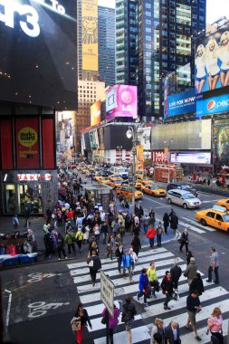 Times Meydanı. New york city