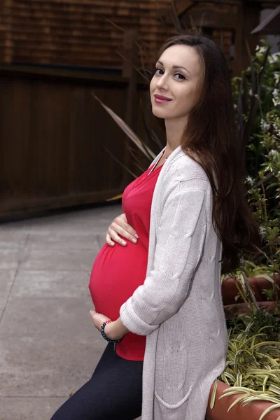 Beautiful pregnant woman — Stock Photo, Image