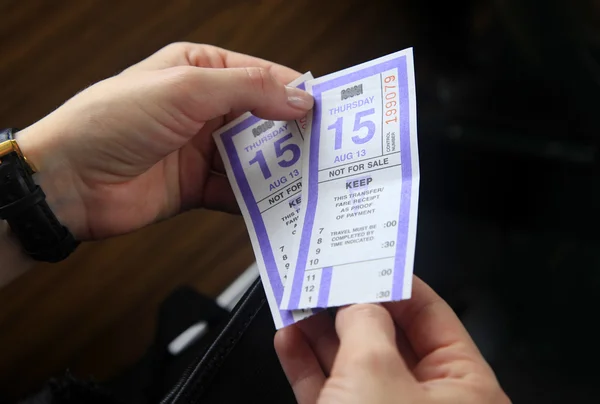 Bus Tickets — Stock Photo, Image