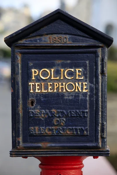Телефон полиции — стоковое фото