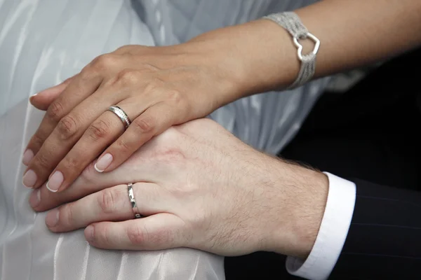 Anéis de casamento — Fotografia de Stock