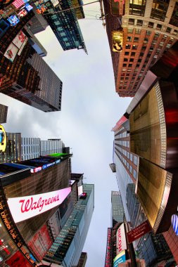 Times Meydanı. New york city