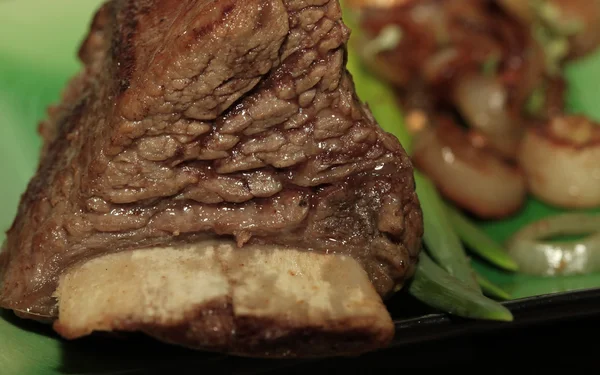 Carne de bovino vermelha assada — Fotografia de Stock