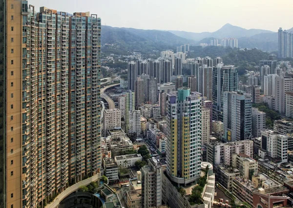 Edificio residencial en hong kong — Foto de Stock