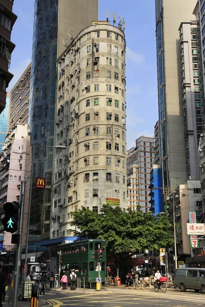 Dystrykt centralny w Hongkongu — Zdjęcie stockowe