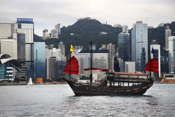 Port w Hongkongu — Zdjęcie stockowe