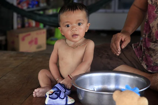 Asiático bebê menino — Fotografia de Stock
