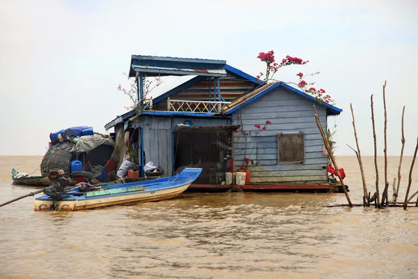 Lago Tonle sap — Foto de Stock