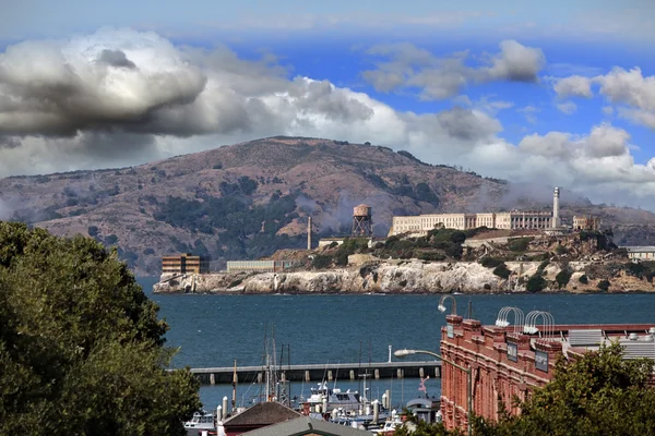 San Francisco 'daki Alcatraz Adası — Stok fotoğraf