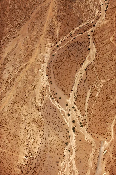 Het bovenaanzicht Desert — Stockfoto