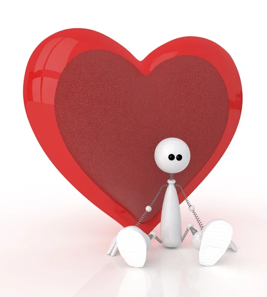 3d St. Valentine's Day — Stock Photo, Image