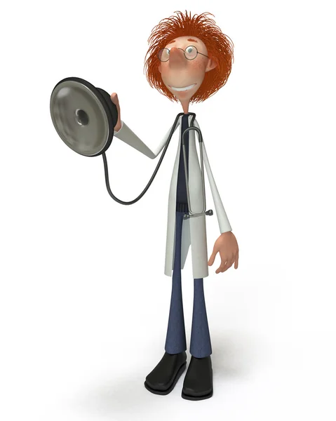 3d doctor student. — Stock Photo, Image