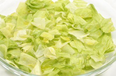 Cut fresh lettuce clipart