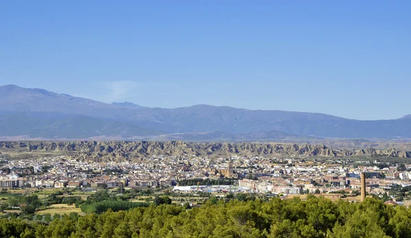 Panoramautsikt över guadix, granada — Stockfoto