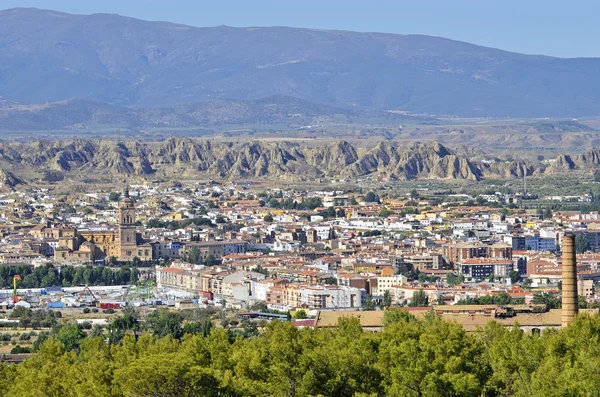 Vista de Guadix, Granada — Fotografia de Stock