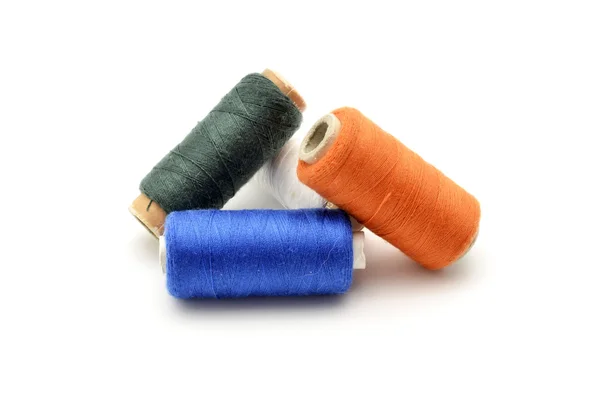Sewing thread of various colors — Stock Photo, Image