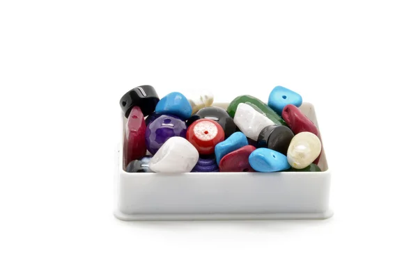 Beads and trinkets box — Stock Photo, Image
