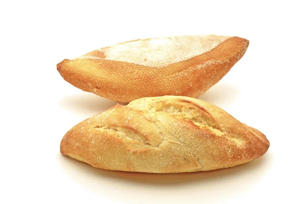 Two white breads — Stock Photo, Image