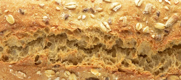 Pão de centeio semeado (detalhe ) — Fotografia de Stock