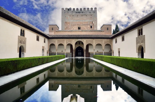Palacio nazaries, alhambra, granada, Španělsko — Stock fotografie