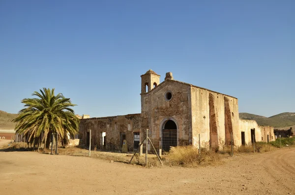 Cortijo del Fraile, farmhouse where occurred the fact That inspired the book Blood Weddings of Federico Garcia Lorca and the scene of films of the Old West — Stock Photo, Image