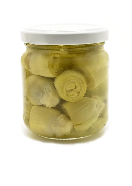 Canned artichokes — Stock Photo, Image